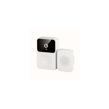 Sonerie Video Smart, MINI DOORBELL, WIFI, HD, Wireless, Microfon, Nightvision, Compatibil IOS si Android, Control din aplicatie, Culoare alb