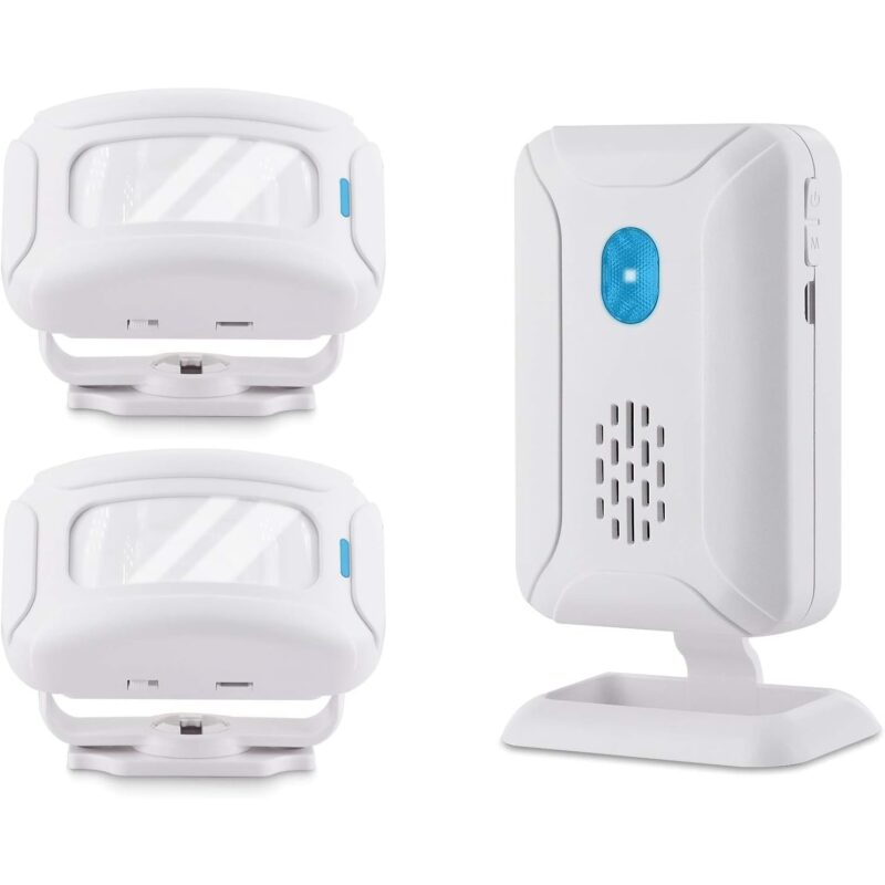 Alarma cu senzor, Jormftte, Infrarosu, 32 de melodii, Alb