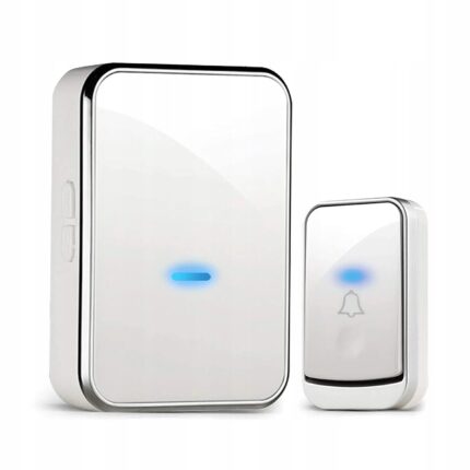 Sonerie wireless, Pronett, Rezistenta la apa, IP44, Alb