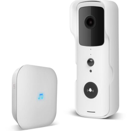 Sonerie video inteligenta Delight 55386WH, Wi-Fi, MicroSD, 2.0MP, FHD, Night Vison, senzor PIR, IP20/55, Alb