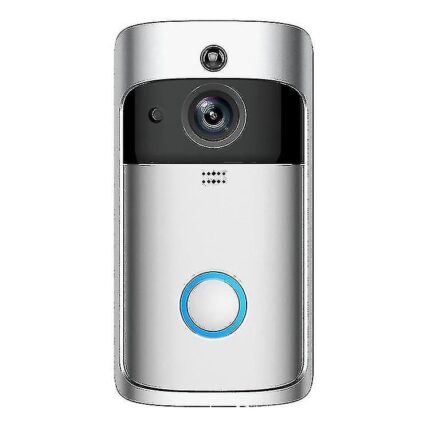 Sonerie Video, DanuCos, Camera HD WiFi, conexiune wireless, senzor miscare, Night Mode, compatibil iOS si Android, detector audio, camera supraveghere fara fir