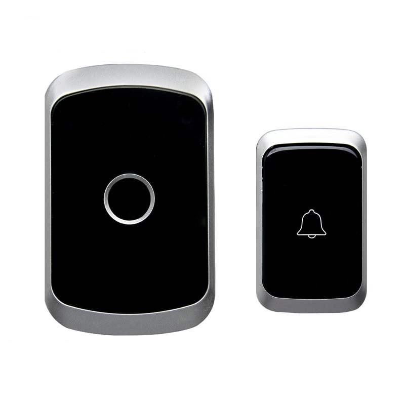 Sonerie Fara Fir Wireless, IOOIOO® Distanta 300m, Treizeci si sase Melodii, 1 Receptor, Negru