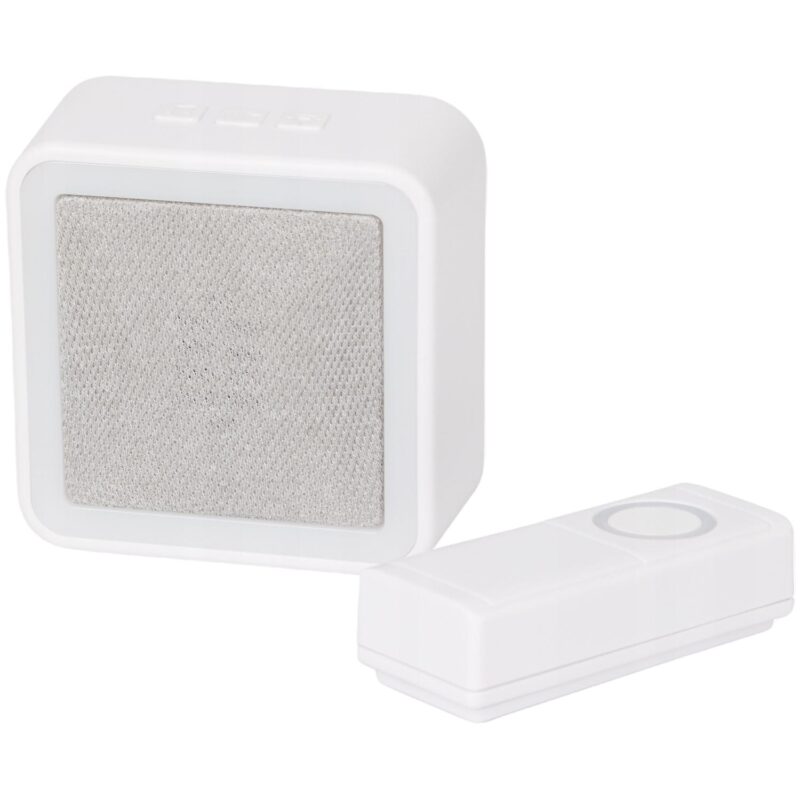 Set sonerie fara fir, Smartwares, LED, 100 m, Alb