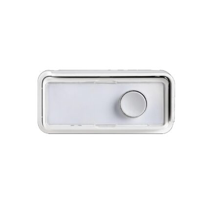 Buton sonerie cu fir, alb