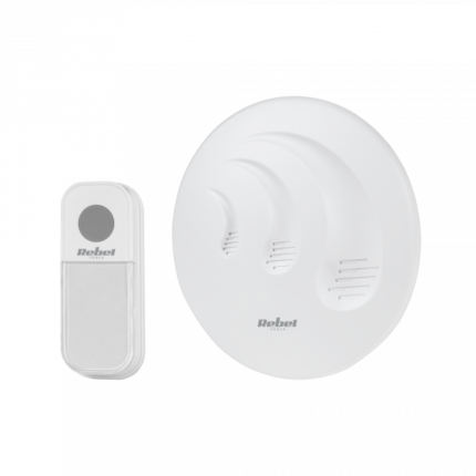 Sonerie wireless, Rebel, Distanta 80 m, Alb