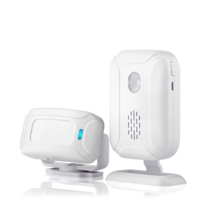 Alarma wireless cu senzor miscare, 113 dB, Raza 8 m, Alb