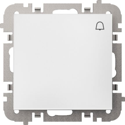 Buton sonerie fara cadru, Elektro-Plast, incastrat, IP20, alb 3814-10