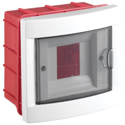 Tablou electric Viko VL-CS4.I, 1 rand x 4 module, Montaj incastrat, Alb