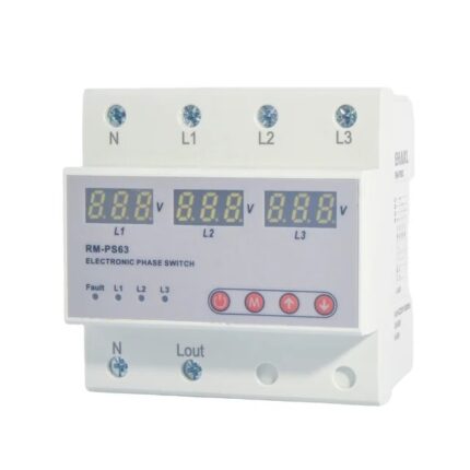 Comutator automat de faza si protectie tensiune RM-PS63