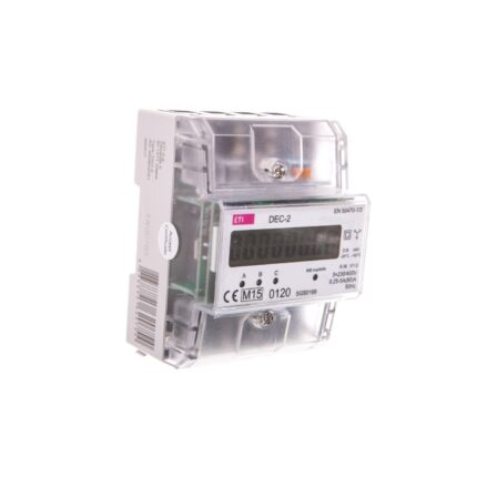 839662 Contor de energie electrica Eti-Polam trifazat 3 x 63A 3 x 230/400V AC+N IP20 DEC-2 (004804051)