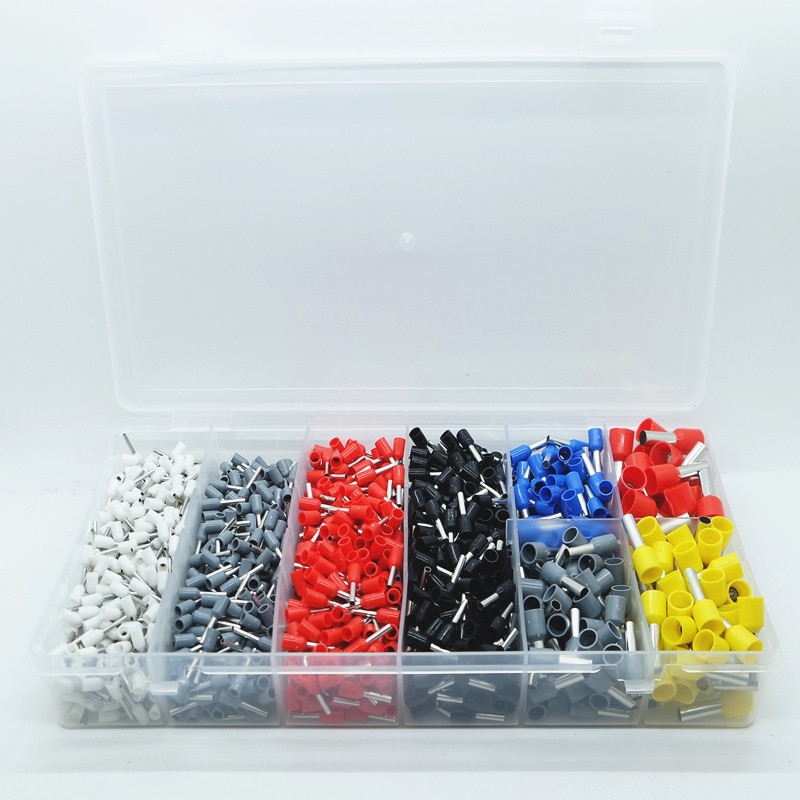 res_4397041031b2b0c984196d333c6a73ab Set 1900 pini terminali pentru conductori electrici, Plastic/Metal, Multicolor