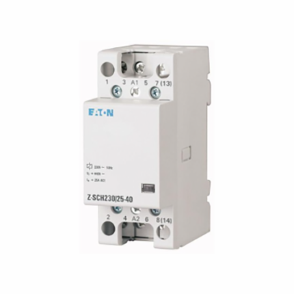 Contactor modular EATON 248847, Z-SCH230/25-40, latime 2 module, 230V, 4NO, 25A