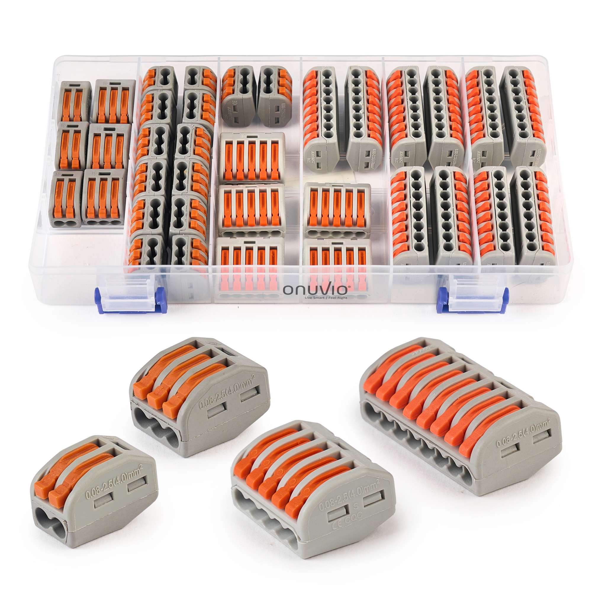 res_28c0323f75b401bfe8ef4396c8be93db Set 35 Conectori rapizi, Reglete rapide cu levier pentru instalatii electrice cu 2, 3, 5 si 8 pini, tip 222