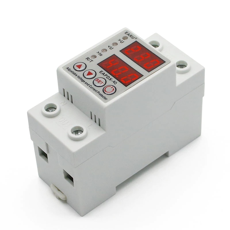 Releu siguranta digitala de protectie tensiune 40A, EAPDX-40