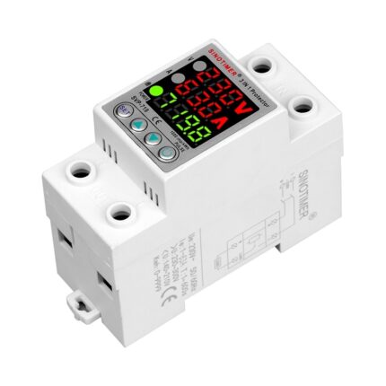 Releu monofazic si contor de energie 230V, 60A cu protectie supratensiune si suprasarcina, SVP-719