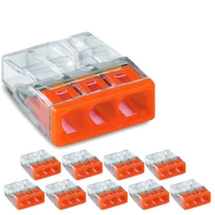 Conector rapid, WAGO 2273-203 Cuplaj cu conectare 3x2, 5 10 buc