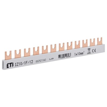 Busbar monopolar 12M 10mmp 63A ETI 002921143