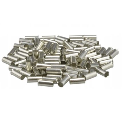 Set 100 pini terminali neizolati, Trytyt, Cupru, Argintiu, 1.5 mm, 2/8 mm