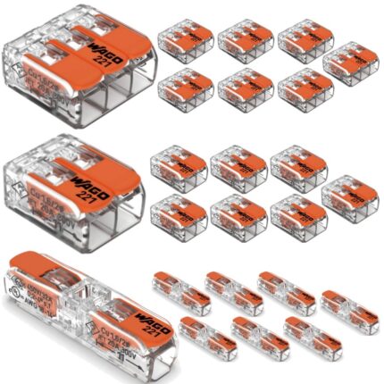 Set de Conector rapid, WAGO, Set de cuplaj de deconectare, 1x 2x 3x, 24 bucati