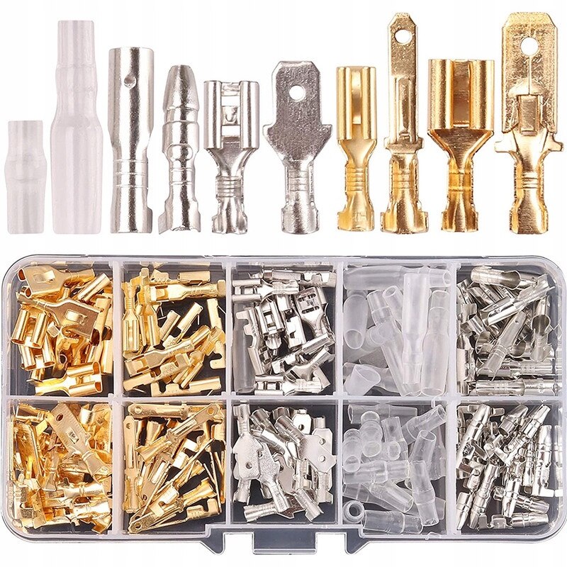 Set conectori Zree, 150 piese, pentru cabluri, multicolor