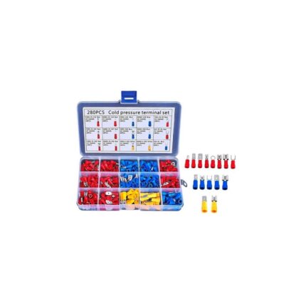 Set 280 Conectori Electrici Izolati, 15 Modele, Multicolori, Miromoto®