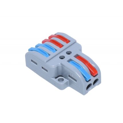 Conector de Cablu 2-4 elSales ELS-LT-422, Curent 32 A, Putere 7 KW, Design Ergonomic, Gri