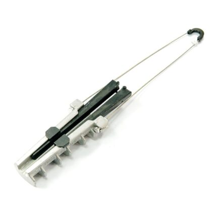 Clema universala de intindere bransament monofazica sau pentru cabluri de fibra optica Malico PA 140 FO 400 mm TR Franta 11-15 mm