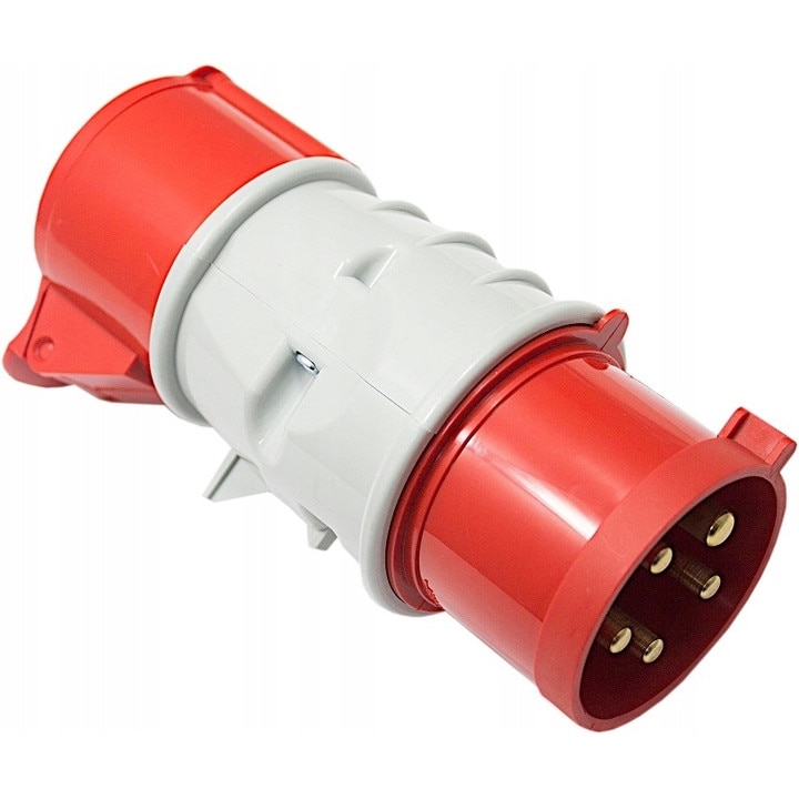 Adaptor mufa, Tarel, IP44, 32A/5P, Rosu/Gri