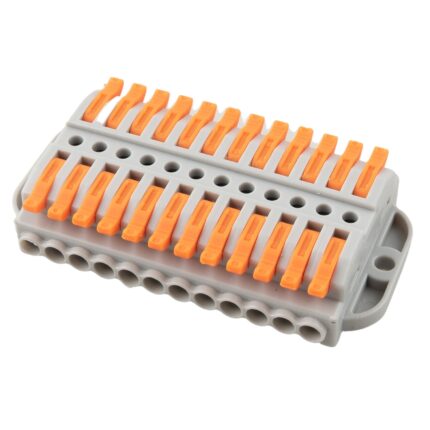 Conector doza 12 poli dublu , Clema fixare pentru cablu FY/ MYF