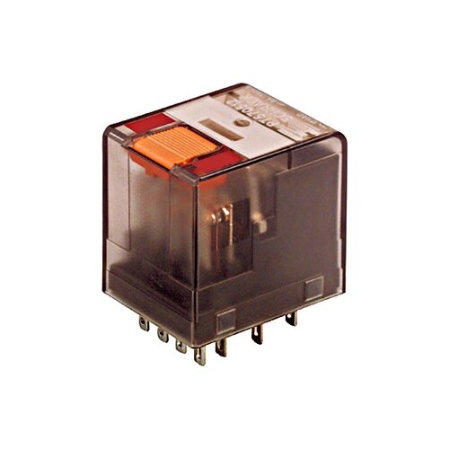 Releu Schrack, PT 10A 3C 230VAC, Negru