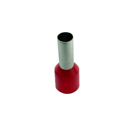 Set 100 bucati pini terminali izolati, E-LOCKS, tip E10-12, ferule 1 x 10, 00 mm2, lungime manson sertizare 12 mm