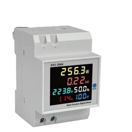 Releu electric digital pentru sina DIN, QttvbTna, inalta precizie, AC 300V