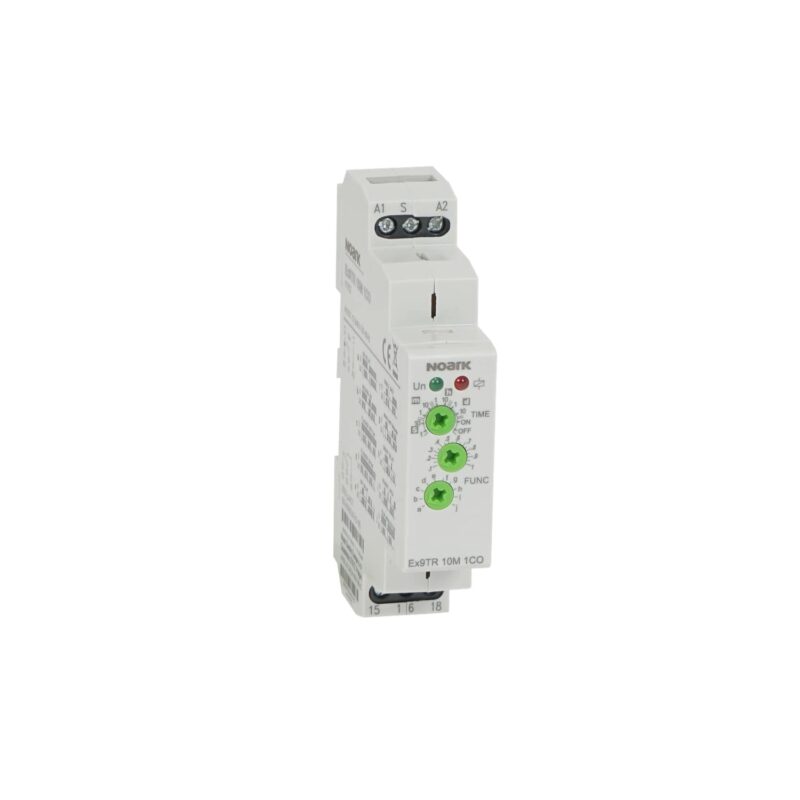 Releu de timp , Noark, Ex9TR 10 functii 1CO, cu montare pe sina DIN