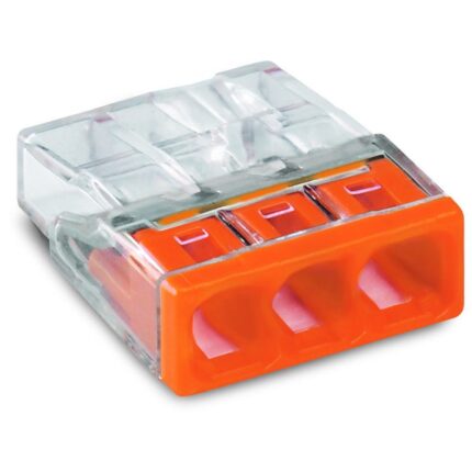 Clema WAGO, 100 bucati, 3 poli, 2.5mm, 450V / 24A