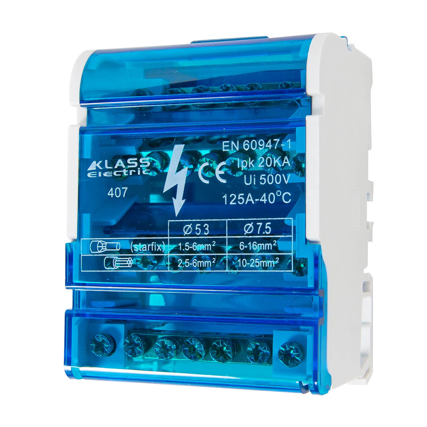 res_2b27026926a27d8db5297c85bf8424ac Distribuitor, Tablou electric, Tetrapolar, 407 / 125A, 1,5mm - 25mm