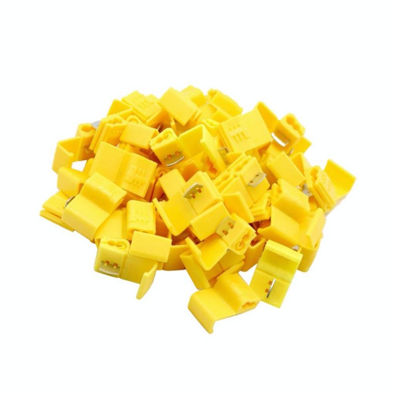 Set de 50 de conectori de inadire galbeni
