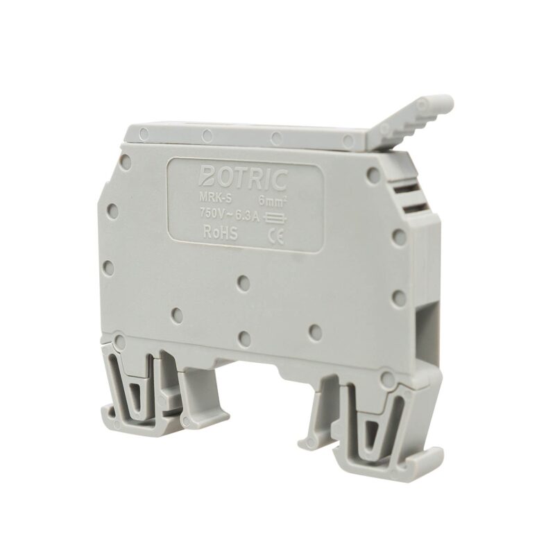 Regleta sina DIN-MRK port siguranta sticla gri 5x20