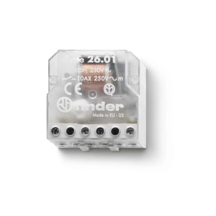 Releu Finder pas cu pas, montare in doza, 2 secvente, 230V CA, 1ND, 10A