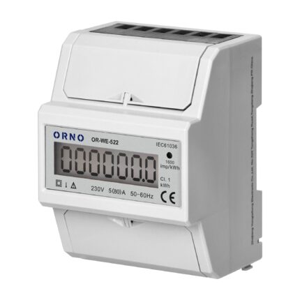 Contor de consum de energie electrica cu o faza, 80A