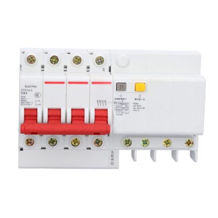 Intrerupator automat Tovbmup DZ47sLE, 63A, AC 400V, 4P+N, protectie scurgeri