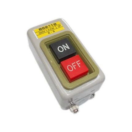 Comutator trifazic BS211B, 220-380V, 1.5KW 10A, impamantare, Intrerupator de forta pentru diferite utilaje