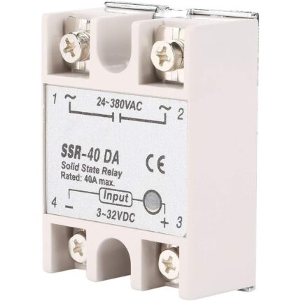 Releu monofazat Xuigort SSR-40DA 40A, 3-32V DC, 24-380V AC