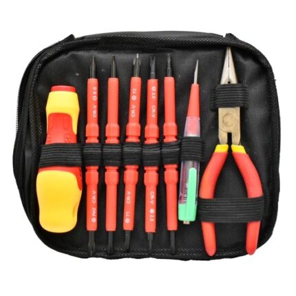 Trusa 12 Unelte de Electrician, Surubelnite si Sfic NO-3035 - Kit Complet pentru Profesionisti si Bricolaj