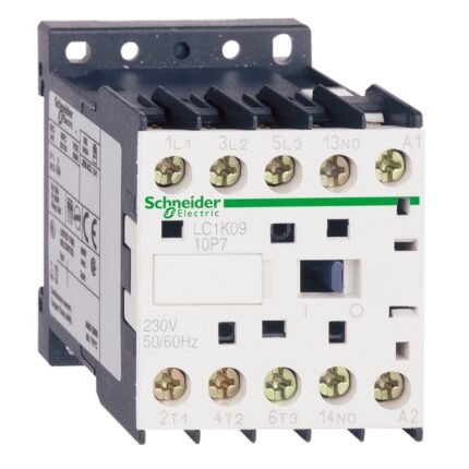 Contactor 12A, 1NO, cu bobina la 24VAC, LC1K1210B7, Schneider Electric