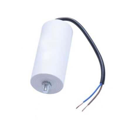 Condensator cu surub si fire pentru motoare electrice – 4uF / 450VAC
