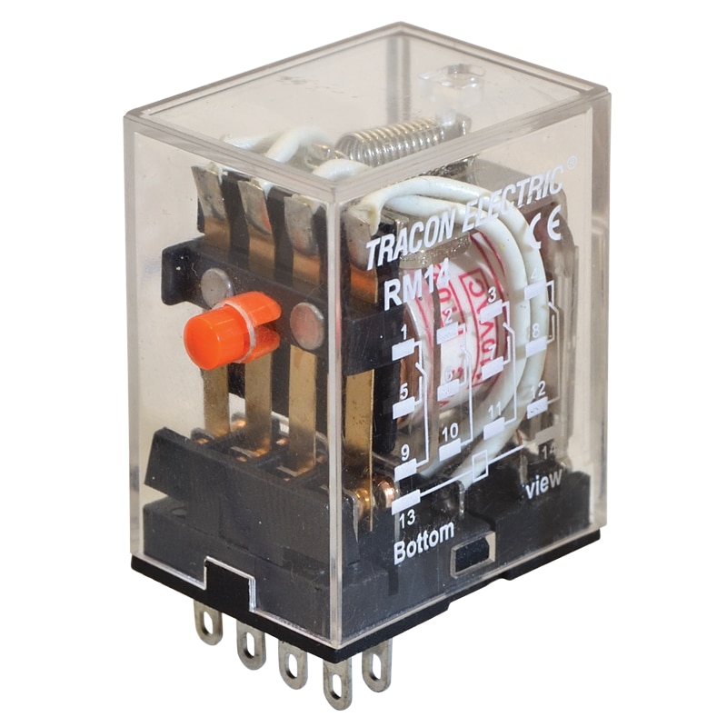 Releu miniatural, Tracon Electric, RM14 4P 48V AC