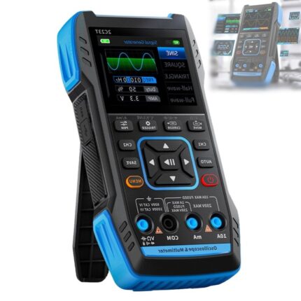 Oscilloscop digital portabil, echipat cu multimetru si generator de semnal DDS, ecran LCD de 2.8 inch, baterie litiu-ion 3000mAh