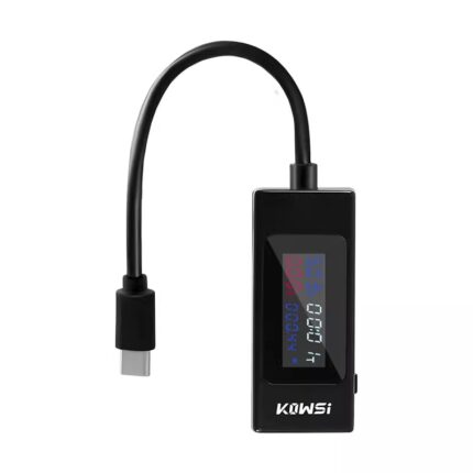 Tester USB Multifunctional, JENUOS®, Afisaj LCD, Type C, Dupa testare, Negru