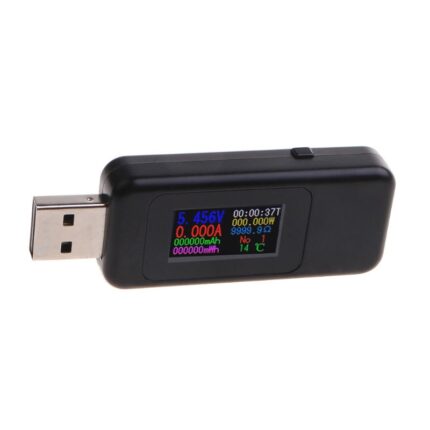 Tester de ecran color de tensiune,USB, negru