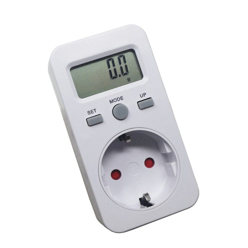 Wattmetru digital, cu afisaj lcd ac 230v 16a 3680w